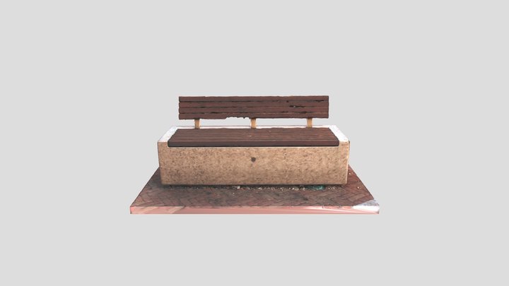 Panchina 3D Model