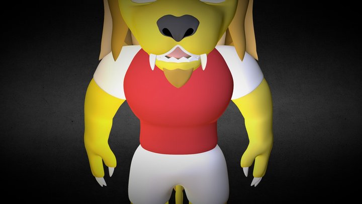 Leon "Monaguillo" Independiente Santa Fe 3D Model