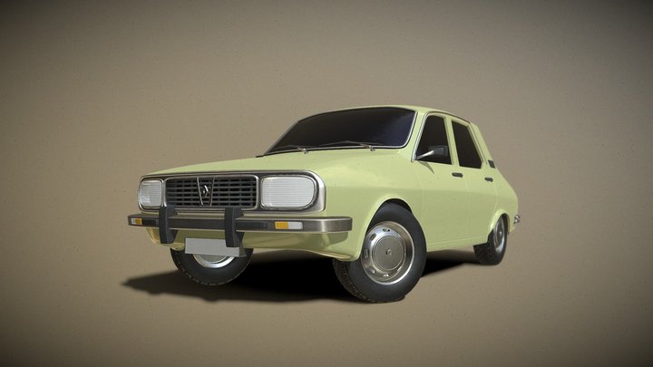 Renault 12 Model 3D Model