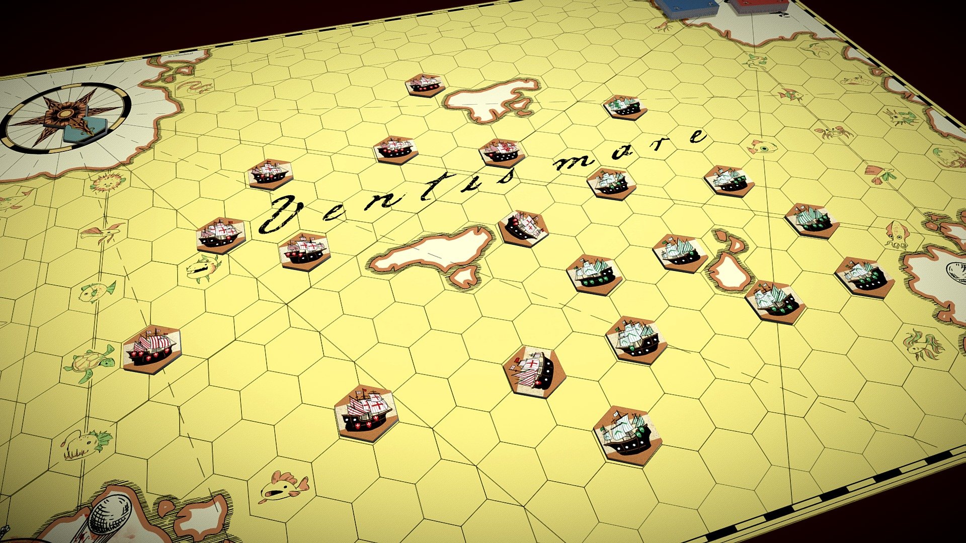 Ventis Mare Boardgame — Sketchfab embed 3D viewer