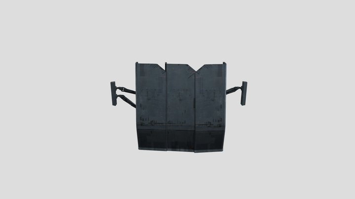 Part Armor G Toilet 2 3D Model