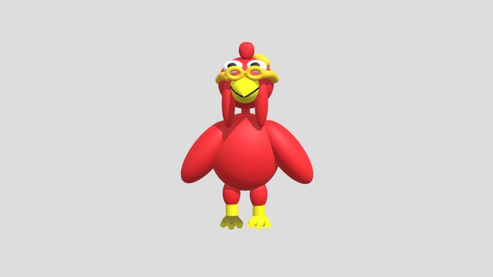 Zazá (Cocoricó) 3D Model