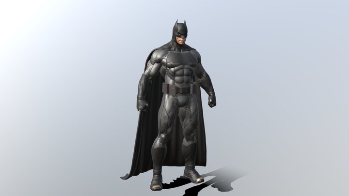 Batman from DC Comics OBJ file [EDITABLE] 3D Model