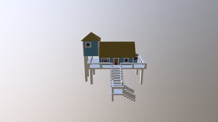 Lilo and Stitch House 3D Model