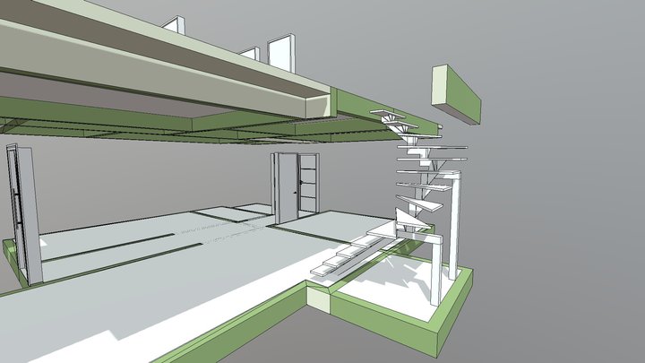 Escada Nova Maicon 3D Model