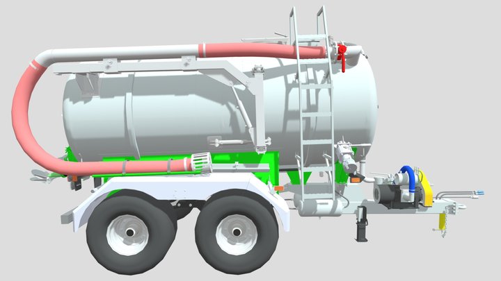 Galvanized MZHU-8 (WITH ARROW) 3D Model
