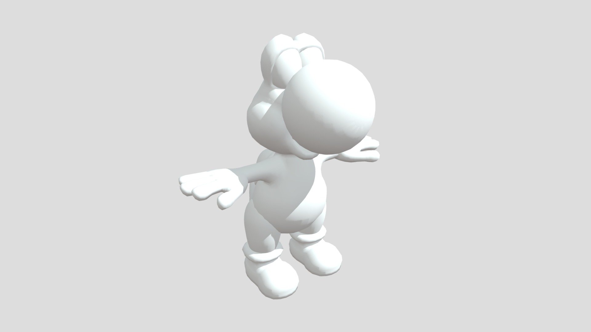 Mario and Rabbids Yoshi Model - 3D model by jessicabelz1 [221a3e5 ...