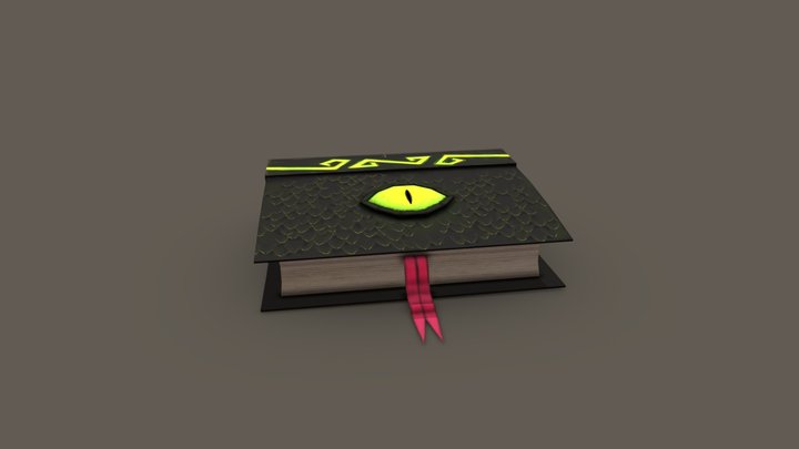 Eyed Grimoire 3D Model