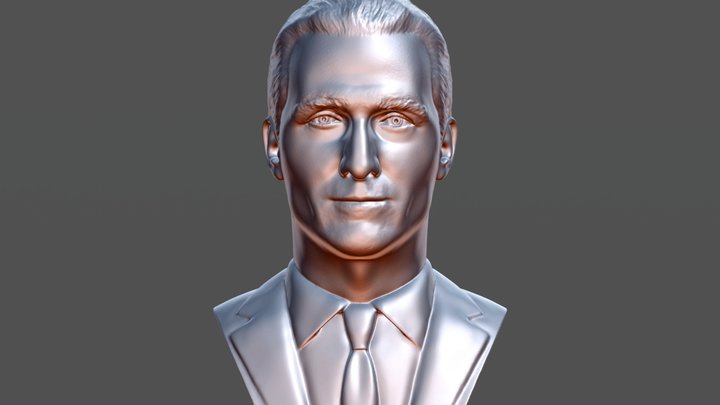 Matthew McConaughey bust for 3D printing 3D Model