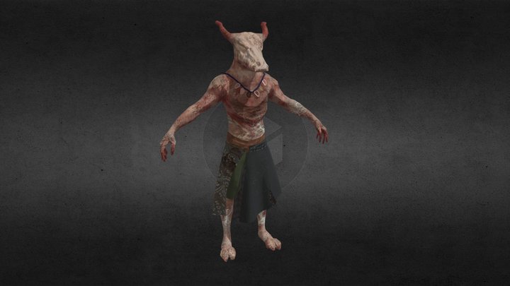 Bull Demon Monster 3D Model