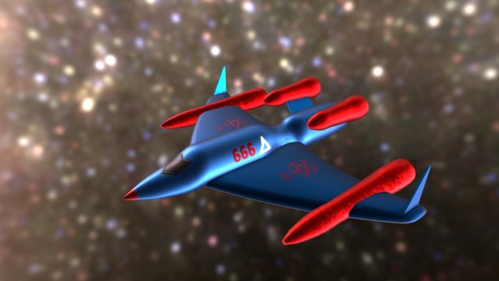 Aircraft model for Unity 3D Model