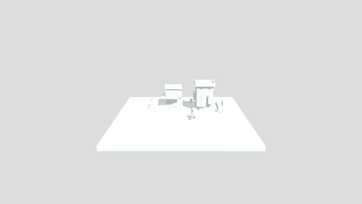 b 3D Model