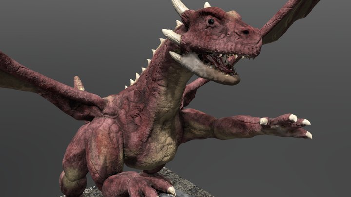 Dragon Shaded 4k 3D Model