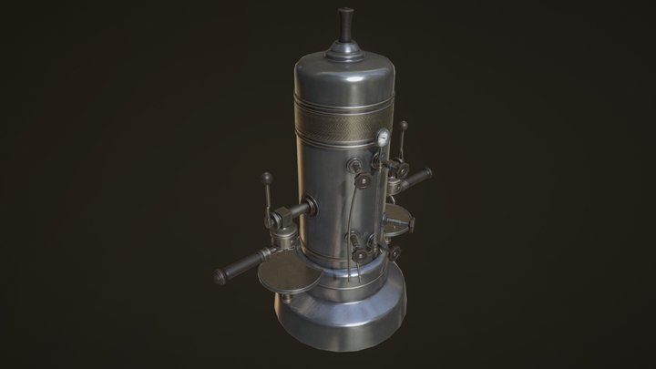 Willoughsby Espresso Machine 3D Model