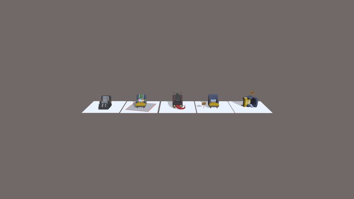 XYZ HW (Вторичные формы) 3D Model