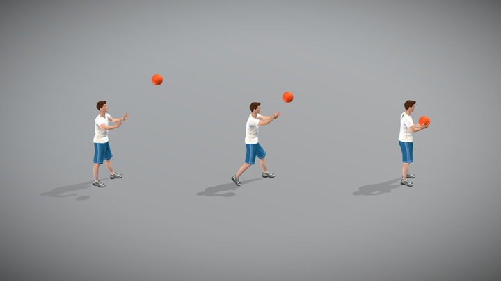 Motor Skill: Catch (Object Control Subtest) – Kostenloses 3D-Modell STL