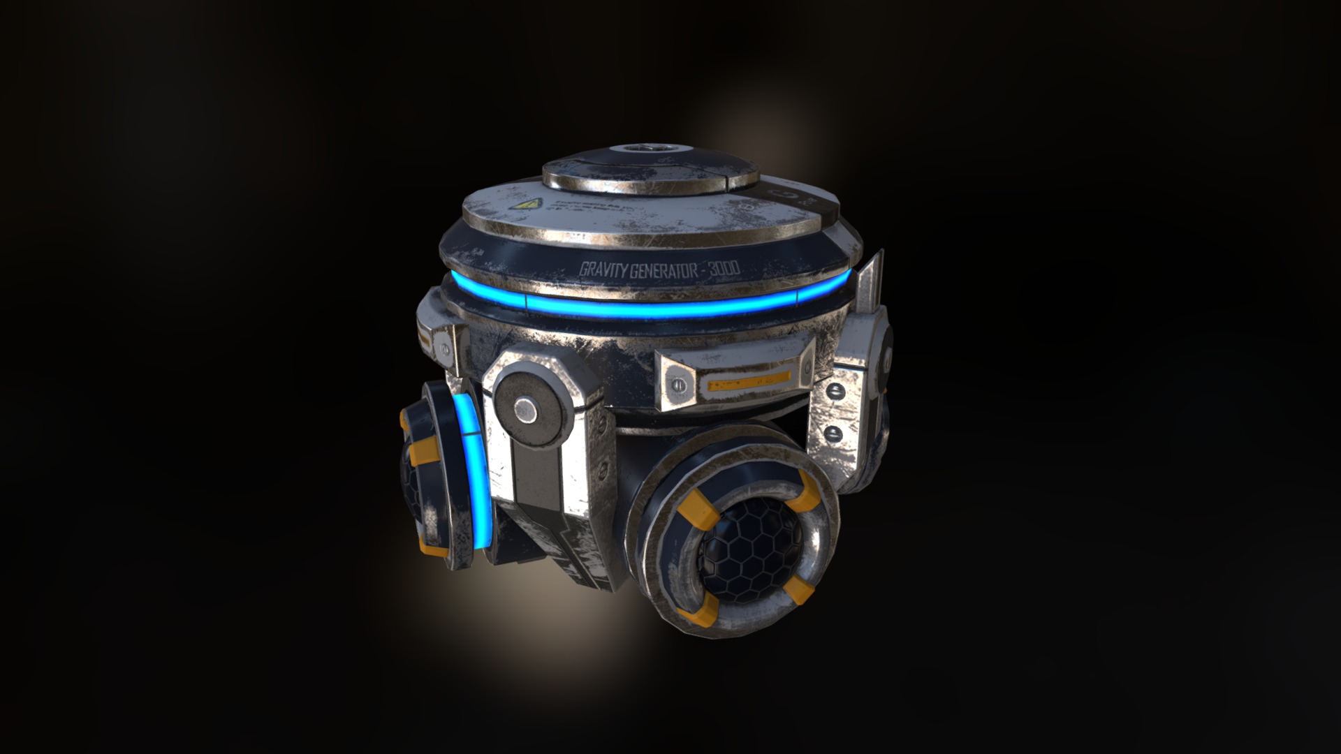 3D model Gravity Generator - This is a 3D model of the Gravity Generator. The 3D model is about a close-up of a camera.