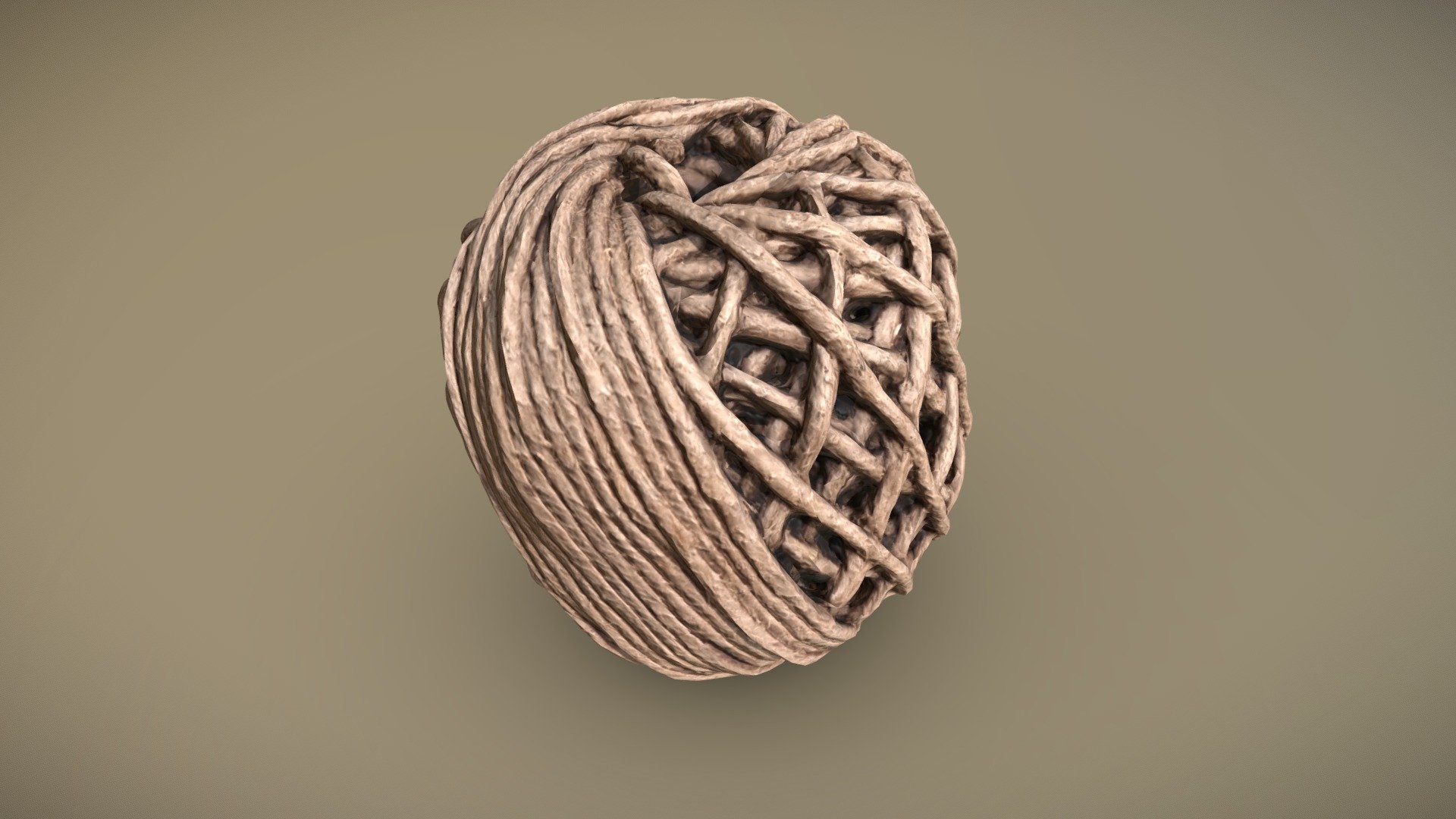 Hempstring Roll - 3D model by CML Creative (@CMLCreative) [2222540