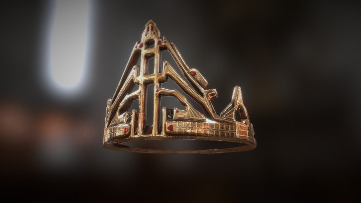 nordic dwarf crown 3D Model
