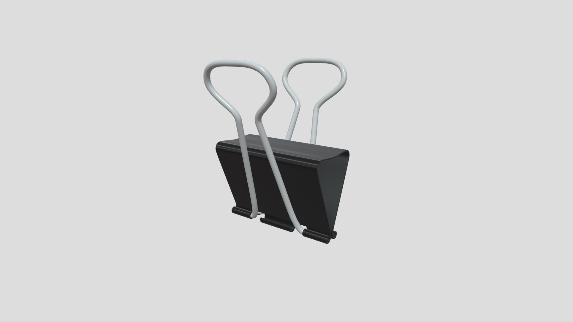 3D model Paper Clip - This is a 3D model of the Paper Clip. The 3D model is about icon.