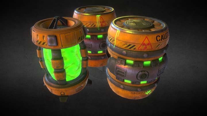 Radioactive Biohazard (Unity, UE4) – Modello 3D gratuito STL