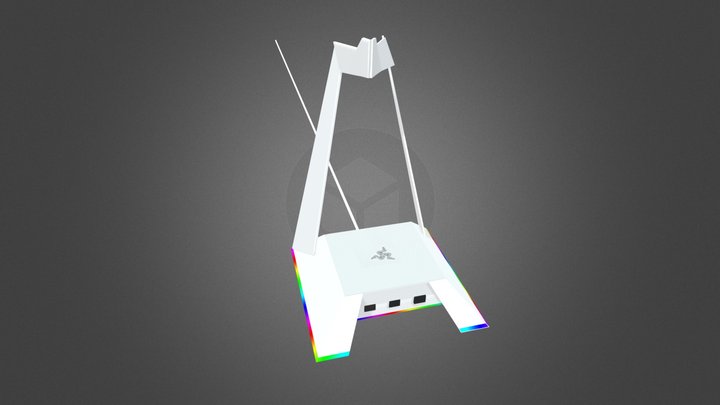 Razer Base Station Chroma Headset Stand 3D Model