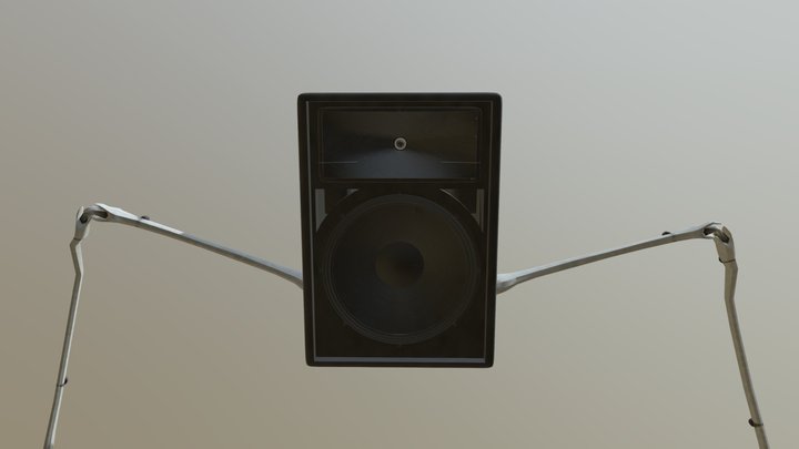 Wednesday​ addams​ Strider​ Speaker​ 3D Model