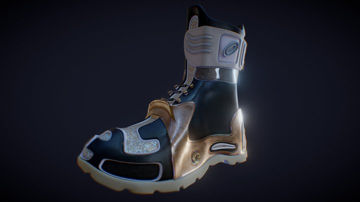 O-MAT Gen 1  Propulsion Boots 3D Model