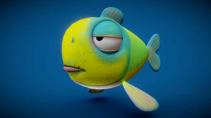 Fixe the Fish - Stylized 3D Model