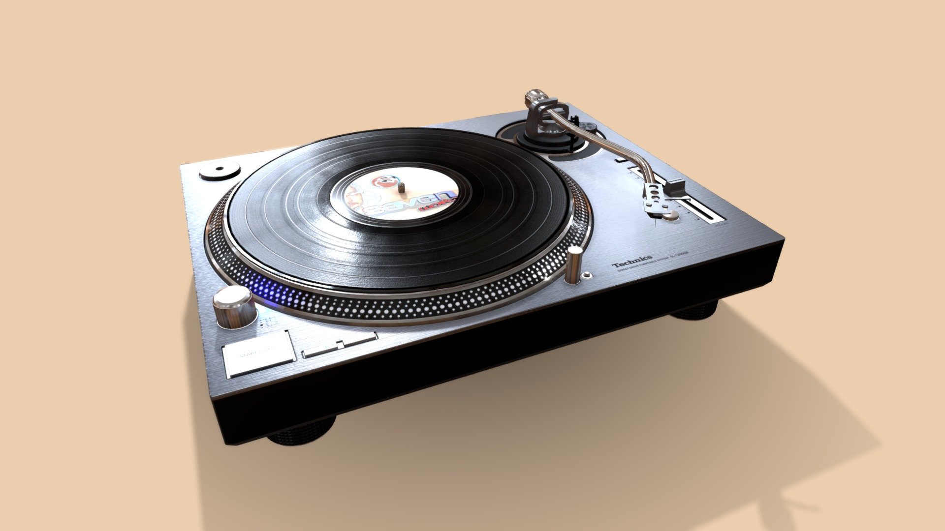 Technics 1210er - 3D model by sevenhannover [2225a30] - Sketchfab