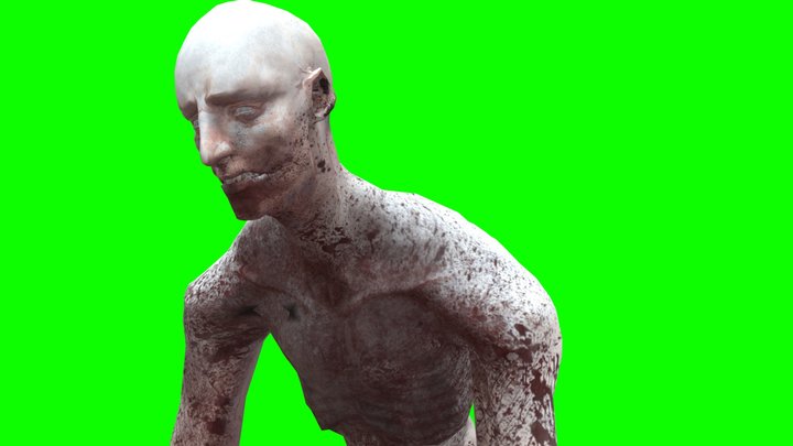 scp-096-unity-with-blood-texture 3D Model