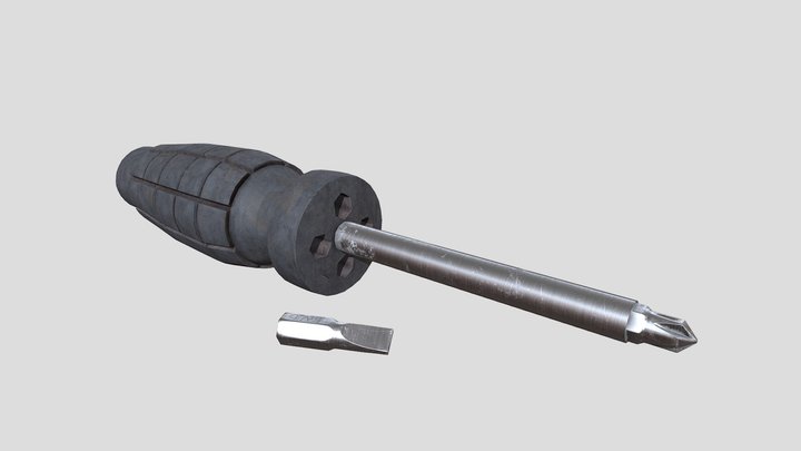 Screwdriver Tool 3D Model