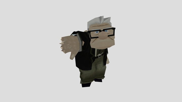 Carl Fredricksen Wii Doing Tootless Dancing – Modello 3D gratuito STL