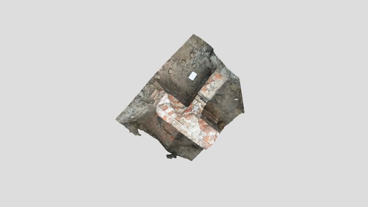 MA-Laufhorizont und frühe NZ-Mauer 3D Model
