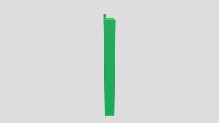 Back Pan top hat 3D Model