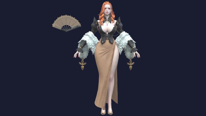 Hundred Souls The Last Savior_NpcF_unk01 3D Model