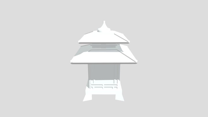 Pagoda Lantern 3D Model