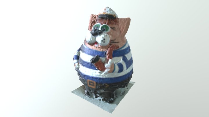 Seaman cat 3D Model