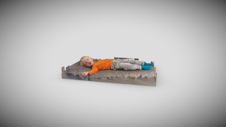 Benni sleeping 3D Model