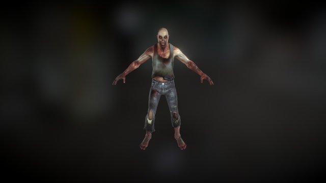 Rage Zombie 3D Model