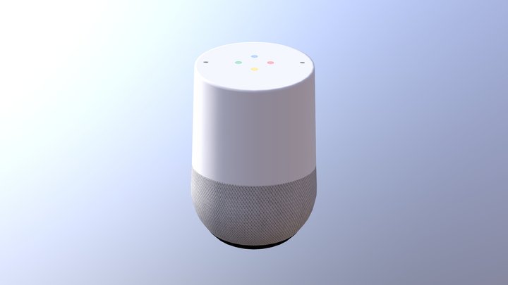 Google Home OBJ 3D Model