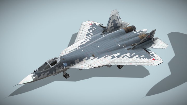Sukhoi SU-57 Felon 3D Model