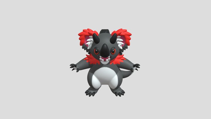 Drop Bear Fakemon 3D Model