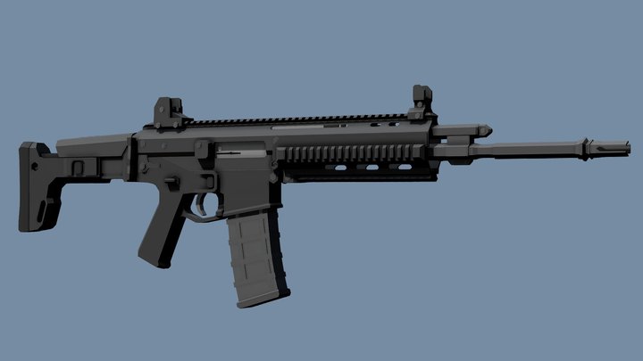 Low-Poly Bushmaster ACR