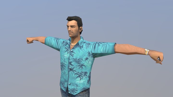 Tommy Vercetti 3D Model