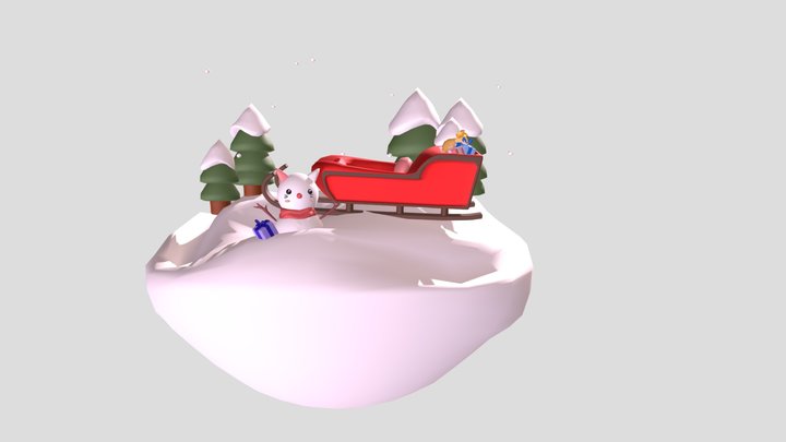 Merry Christmas 3D Model