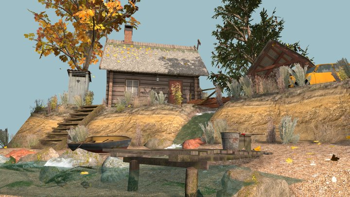 DAE Diorama - By the Ocean 3D Model