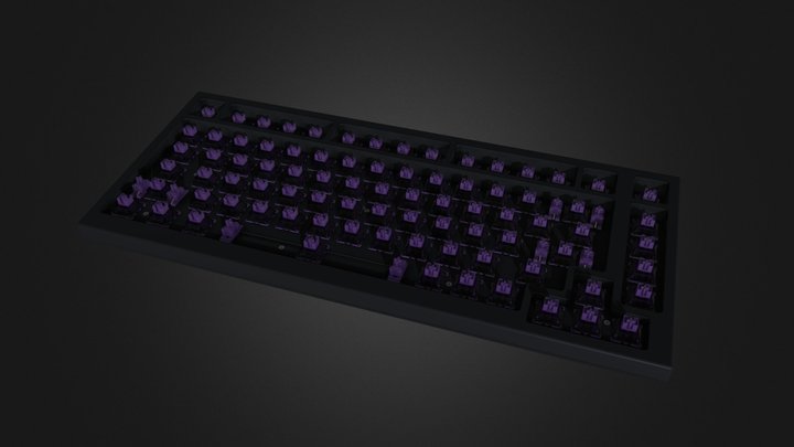 Mechanical keyboard Monsgeek MG75W 3D Model