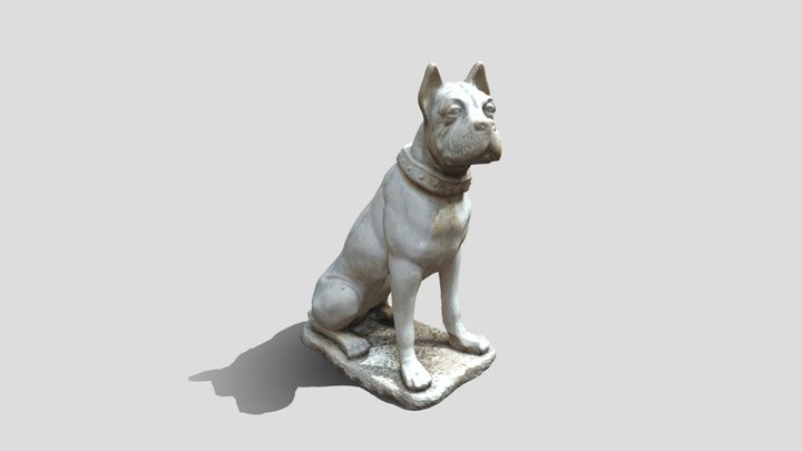 Dog statue – Modello 3D gratuito STL