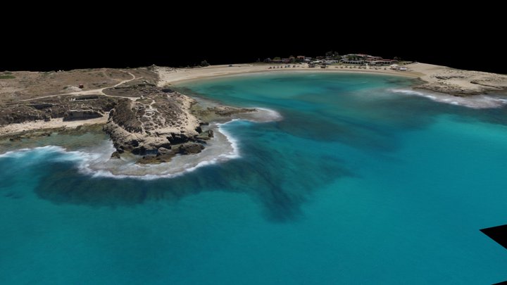 Tel Dor (Biblical Port), Israel. 3D Model